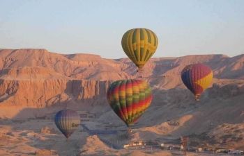 Louxor deux jours de Hurghada avec ballon air chaud