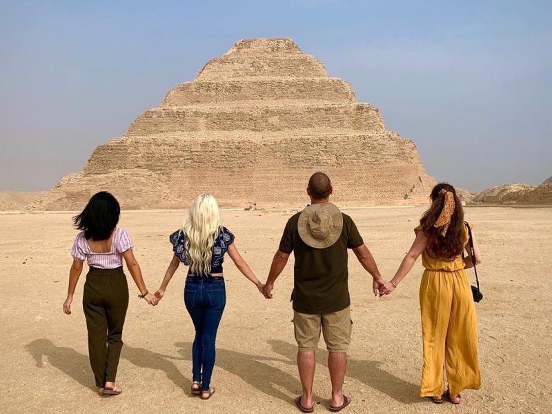Day tour to Giza Pyramids Sakkara and Dahshur from Cairo