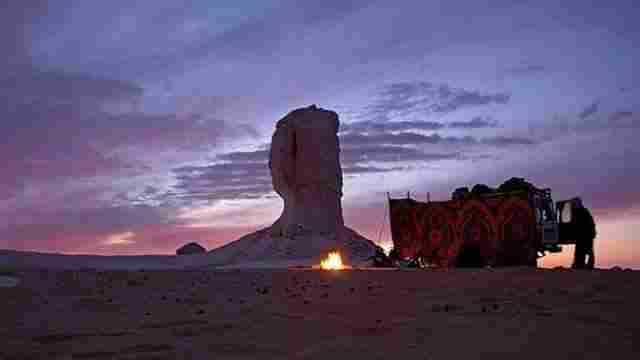 One Night Camping in White and Black Deserts from Cairo