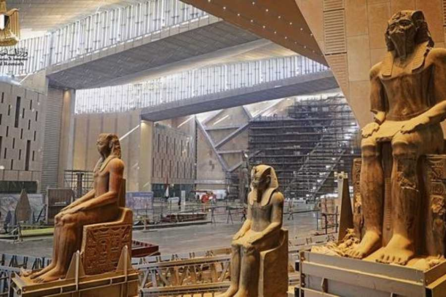 Tour to Giza Pyramids and the Grand Egyptian Museum from Alexanderia Port
