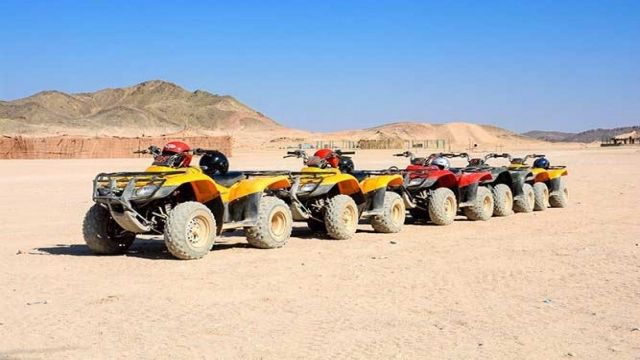 El Gouna Wüste Morgen Safari Ausflug mit dem Quad Bike El Gouna Wüste Morgen Safari Ausflug mit dem Quad Bike