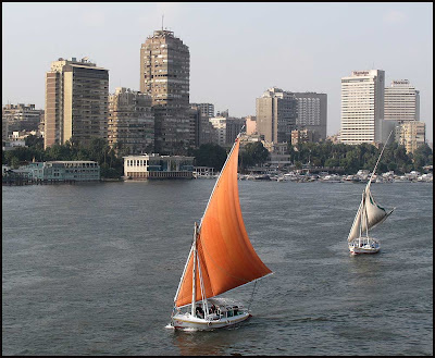 Paseo en faluca por el Nilo de El Cairo