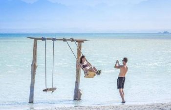 Excursión de esnórquel en Orange Bay con almuerzo desde Hurghada