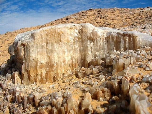 The Crystal Mountain in Western Desert 