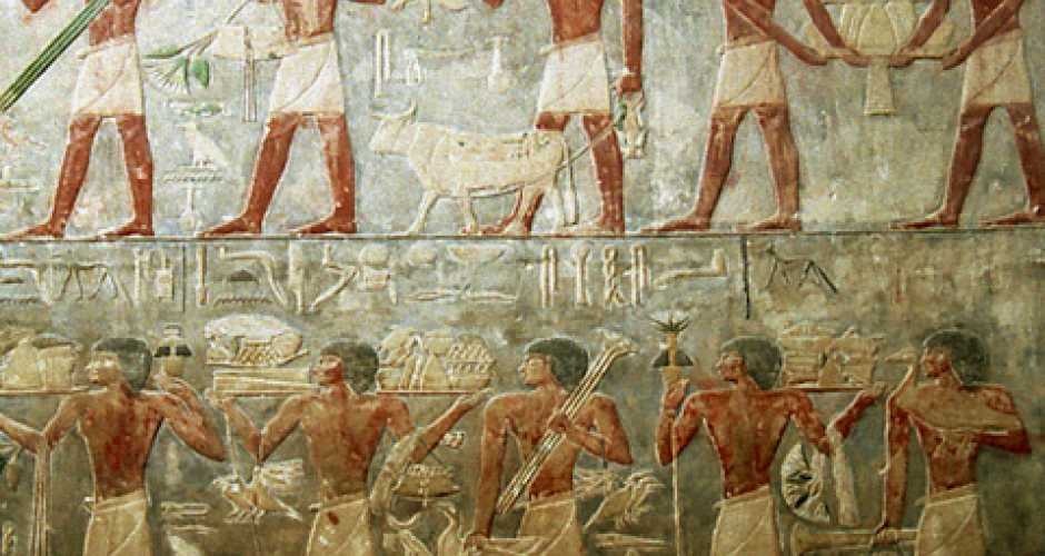 the mastaba Akhethotep and his son Ptahhotep at Sakkara 
