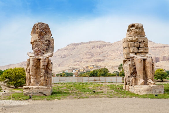 The colossi of Memnon