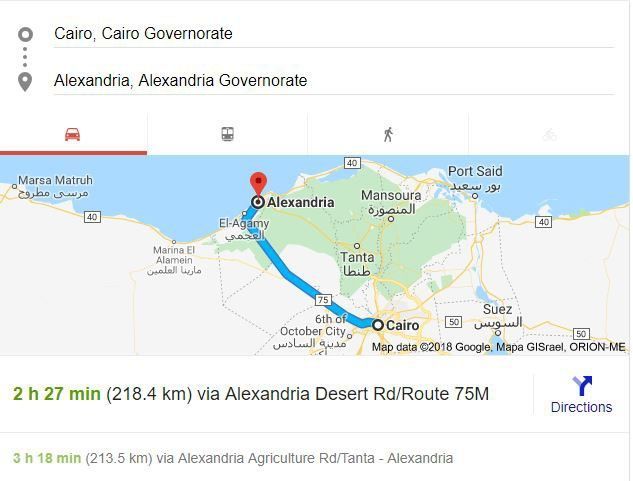 Cairo Airport Transfers To Alexandria Hotels