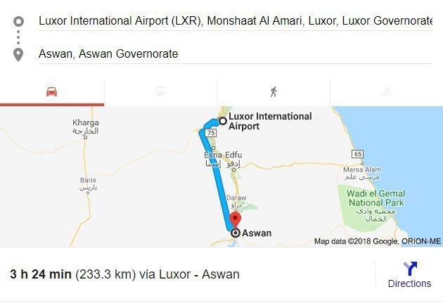 Luxor Airport Transfers To Aswan