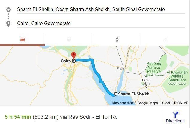 Transfer from Taba to Sharm El Sheikh Airport