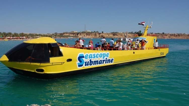 semi submarine Portghalib Egypt red sea Excursions