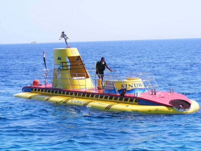 sindbad submarine adventure from El Gouna