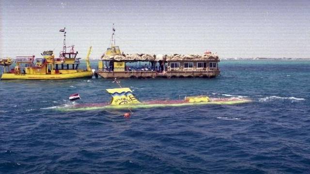 sindbad onderzeeër avontuur van Hurghada