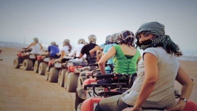 Safari na pustyni o zachodzie słońca Quad z Marsa Alam